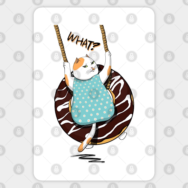 Donut swing Sticker by Gretta Cool